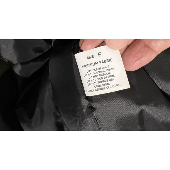 STAGE Puffer Blazer Style Jacket in Green - Picture 4 of 4